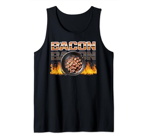 Bootleg Rap Aesthetic Bacon Meme Funny Retro 1990s Weird Tank Top