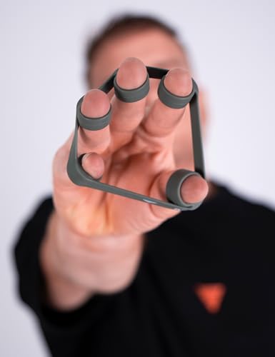 GORNATION Fingertrainer - Handtrainer in drei Stärken für mehr Kraft - Fingerexpander mit Widerstand für Griffkraft - Krafttraining Equipment