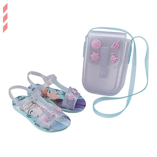 Sandalia, Fashion Bag Kit, Disney, Feminino, Azul, 29