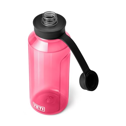 Image of YETI Yonder Water Bottle with Yonder Tether Cap, Lightweight, Leakproof and BPA-Free