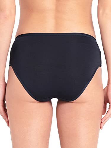 Image of Jockey 1807 Women's High Coverage Micro Modal Elastane Stretch Mid Waist Hipster with Ultrasoft Exposed Waistband