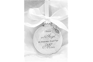 Memorial Christmas Ornament Sympathy Gift Angel in Heaven I Call Her Mom