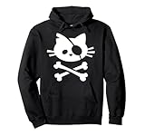 maglietta con teschio e ossa incrociate con bandiera pirata jolly roger felpa con cappuccio