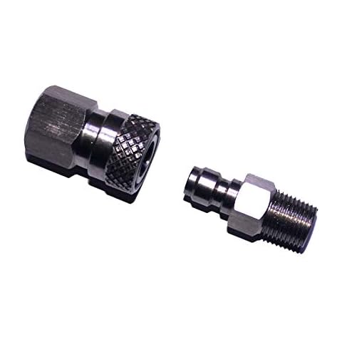 Outdoor Guy Paintball Quick Disconnect Male & Female Set New Q/D (Stainless-Steel, 1 PCS) Cover