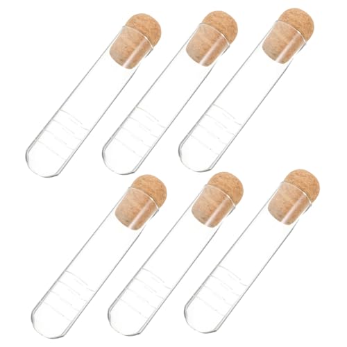 KOCKSHION 6piezas Infusores De Té De Vidrio Filtro Transparente Largas Para Tazas