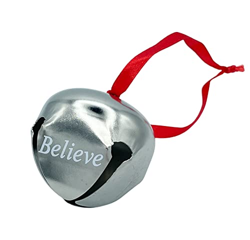 Believe Bell Christmas Tree Hanging Ornaments Sleigh Bells #TOP3