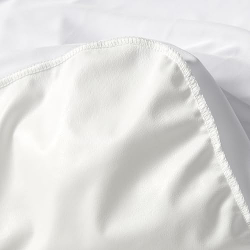 Image of Amazon Basics Waterproof Mattress Protector, Bed Bug and Dust Mite Barrier, King, White