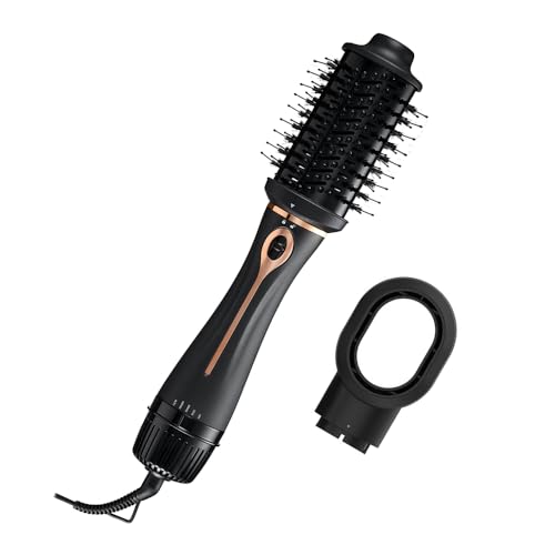 Escova Secadora Trend Style - 4 em 1: Seca, Alisa, Modela e Dá Vo...