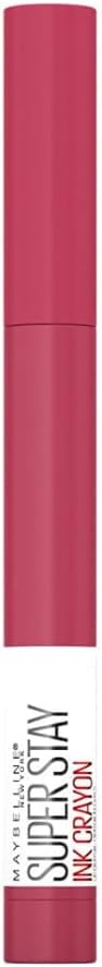 Maybelline New York Superstay Matte Ink Crayon Longlasting Pink Lipstick with Precision Applicator 80 Run The World, 22.0 ml
