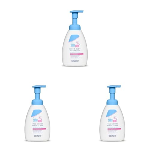 Image of Sebamed Baby Face & Body Wash Foam|pH 5.5|Ideal for face & body cleansing|400 ml (Pack of 3)