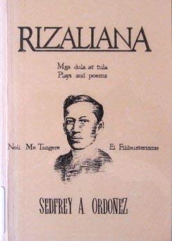 Paperback Rizaliana: Mga dula at tula = plays and poems Book