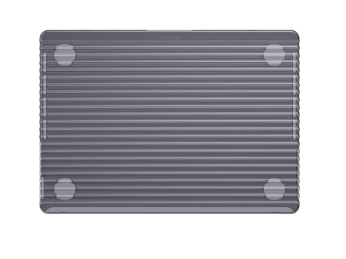 Coque MacBook Pro 14 Tech21 Evo Wave anthracite, protection premium mate rigide