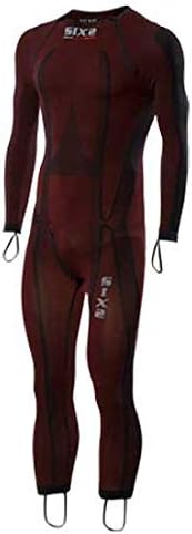 SIXS Adult Racing Onesie Stxr - Dark Red, Small