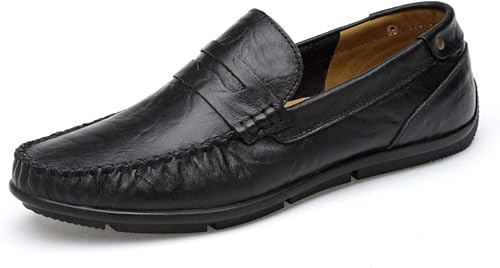 Men's Slip Flat Penny Loafers Soft Driving Shoes2