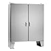 Hoffman A74H6012SS6LP3PT Floor-Mounting 4X Enclosure, 3 Point Latches, 2 Door, Type 316L Stainless Steel, 74.06" x 60.06" x 12.06"