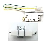 Furnace Part LH680005 Replacement Gas Furnace Pilot Light 3 Wire Safety Ignition Switch & Pilot Burner Electrode LH680512 - Furnace Replacement Parts Combo for Top HVAC Brands by B&C Ecom LLC