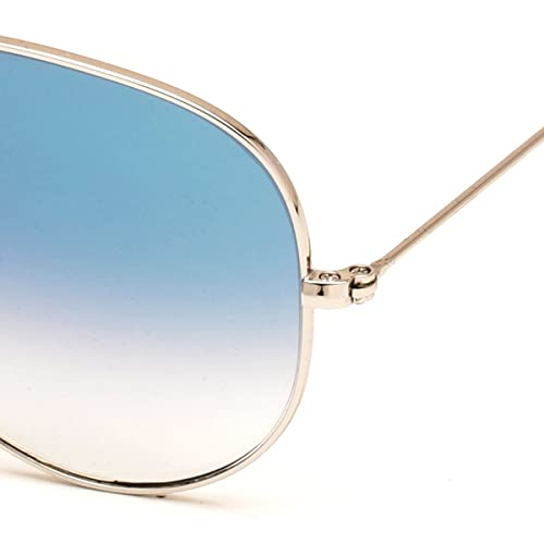 Image of Louis Kouros Armstoner Aviator Classic Trendy 3026 sunglasses | Mirror Lens | 400 UV Protected | For Men's Women's | Medium | 62mm Lens Width
