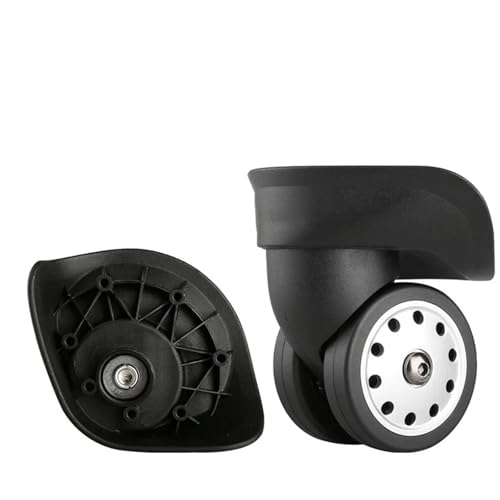 The combination box Suitcase Maintenance Neither left nor right Replaceable Shock absorption Wear-resistant Roller(W046-L Black,4set)3