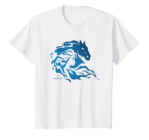 Image of Kids Frozen 2 Elsa And Nokk Silhouette T-Shirt