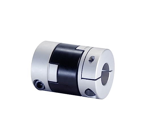 Rigid coupling,Stainless steel rigid coupling 1pcs D50L53 Slider Coupling High Torque Slider Coupling for Motor Connector CNC Drive Shaft(14X15)