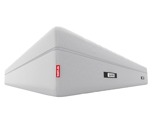 bett1 Bodyguard Boxspring Matratze 90x200 mit ca. 28 cm Matratzen-Höhe! (100% Vollschaum, 2in1 Liegehärten Mittelfest & Fester, Oeko-TEX 100, QXSchaum)