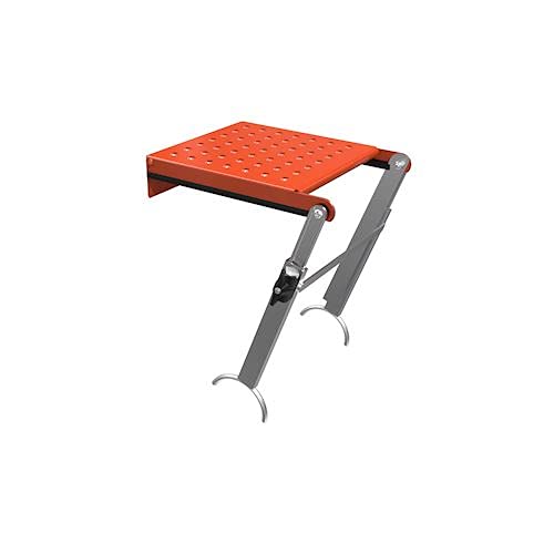 Little Giant Banc de travail réglable en métal peint Rouge, Argent