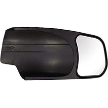 CIPA 10902 Custom Towing Mirror - Chevy/GMC/Cadillac, Passenger Side , Black