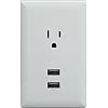 RCA WP2UWR USB Wall Plate