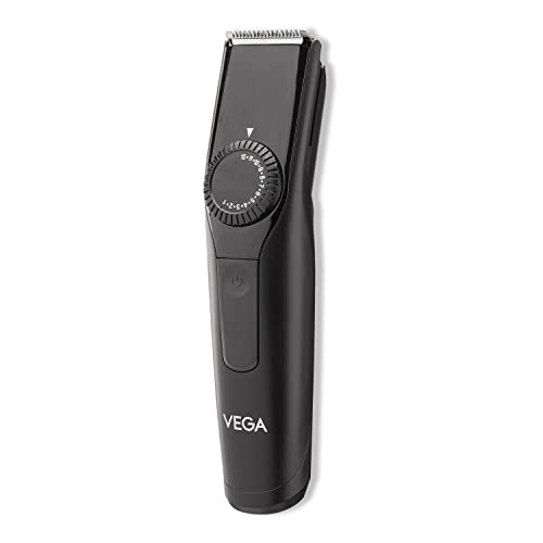 Vega Men T1 Beard Trimmer For Men With 40 Mins Run Time, Usb Charging & 23 Length Settings, (VHTH-18) Black For Rs. 525 @ 47 %