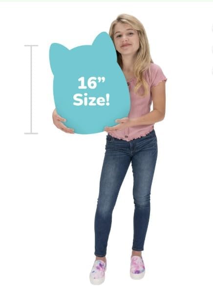 Squishmallows Plush 16 inch Carl The Cheeseburger- Childs Ultra Soft Stuffed Toy