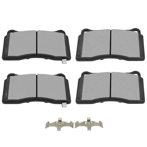 Image of SCITOO D1001-7902 Disc Brake Pads Sets Front Metal Brake Pads w /Hardware | For Acura 04-08,For Buick 12-20,For Cadillac 04-11,13-20,For Chevrolet 14-20,22,For Ford 05-14,For Honda 17-20,For Hyundai