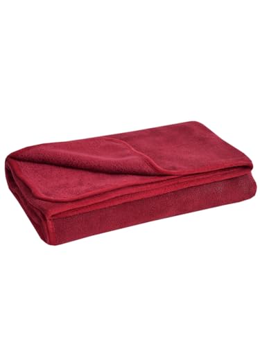 Image of Cotton Bolls Microfiber Large Bath Towel Quick Dry Super Soft Higly Absorbent Lint Free Towel for Bath for Men and Women, Travel, Gym, Beach, Pool, Yoga (70x140 CM) - Maroon