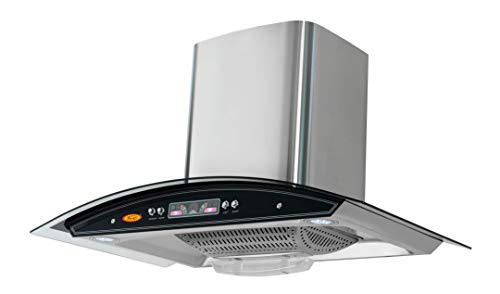 Image of SURYA Chimney for Home with Auto Clean in Stainless Steel