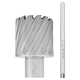 Accusize Industrial Tools 2-1/2'' by 2'' Cutting Depth H.S.S. Annular Cutter with 1 Pc Pilot Pin, 2081-2045Pin