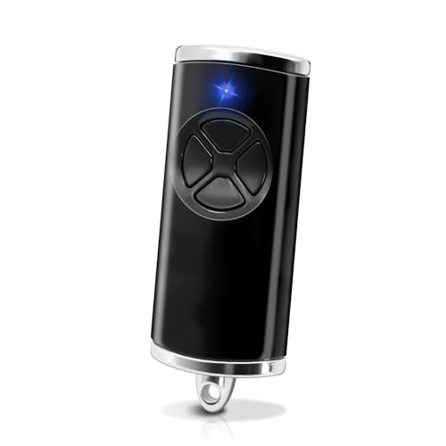 1 Stück Hörmann Handsender HSE2 868-BS Ersatz Fernbedienung, 868,3 MHz Garagentoröffner kompatibel mit HSE4-868-BS, HSE2-868-BS, HS4-868-BS, HS1-868-BS, 4 Kanäle, Schwarz