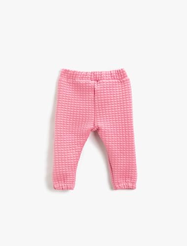 Sweatpants petites filles rose pour éviter les ceintures trop serrées