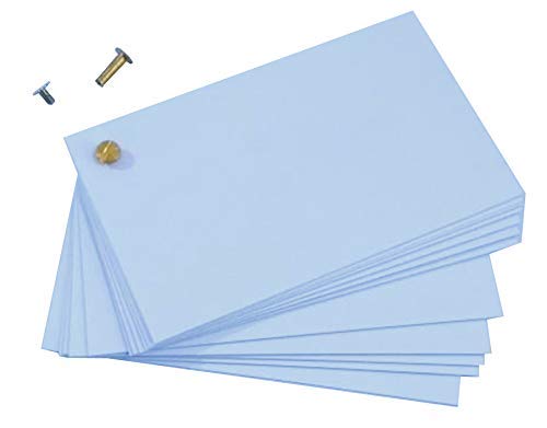 IMPRINT Punched Card Stock, Index Cards 3"x 5" White, 50 in This Package 1