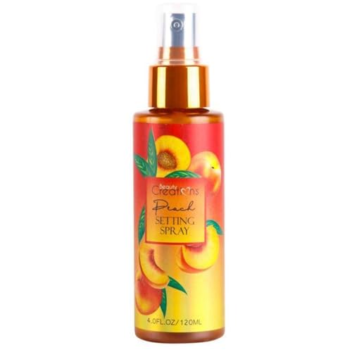 Beauty Creations Hydrating Peach Setting Spray for All Skin Types, 4 Fl Oz