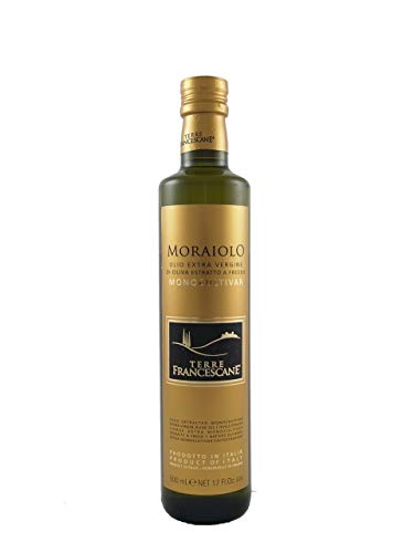 Terra Francescane Moraiolo | Italian Extra Virgin Olive Oil from Umbria
Monovarietal | 0.5 Liter (16.9 Ounce) Green Glass Bottle
