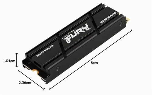 FURY Renegade 4000G PCIe 4.0 NVMe SSD W/ Dissipatore di calore - Ideali per gamer - Hdd - Immagine 6