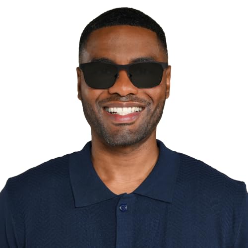 Dockers Men's Colton Sunglasses Polarized Navigator, Black, 57mm by DOCKERS - Used condition - Image 7