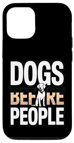 Funny Dogs Before People ���D���̌��t �X�}�z�P�[�X iPhone 12/12 Pro �p