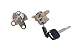Well Auto Door Lock Cylinder Set -Tumbler with Key(L & R) 98-02 Corolla Prizm