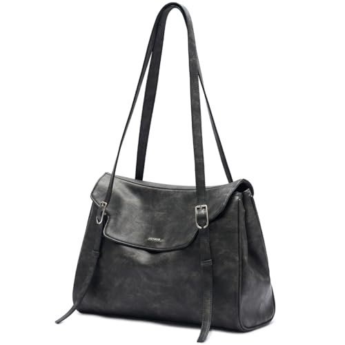 【JONBAG ヴィンテージシリーズ】トートバッグ レディース ショルダー とーとーバッグ 人気 大容量 自立 通勤 A4対応｜擦れ加工で唯一無二の表情｜ブリーフケース・リュック・バケットバッグ・モノグラムトートも展開中｜こなれ感 × 実用性 × 個性派デザイン
