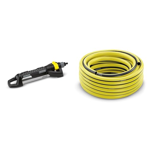 Kärcher Premium Oscillating Sprinkler - OS 5.320SV & 26451380 Primoflex 1/2" Hose, Grey, 20 m option