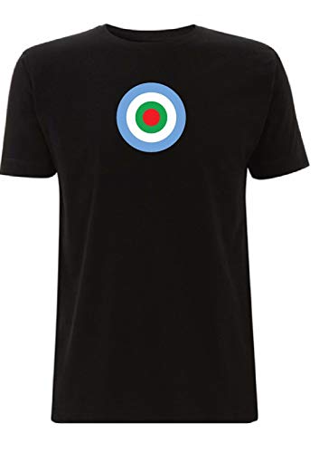 Paul Weller Target T Shirt Mod The Jam Music Northern Soul Movement Inspired (Large, Black)
