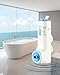 KokoSelene Rechargeable Bath Jets for Tub, Portable Jet Spa for Bathtub, Creates Soothing Bubbles and Massage for Relaxing Daily Use at Home (White-Blue)