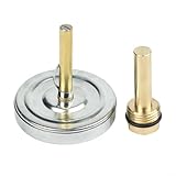 Termómetro bimetálico de 63 mm con funda de inmersión de 1,27 cm para un control preciso de la temperatura en calderas, ollas y ahumaderos