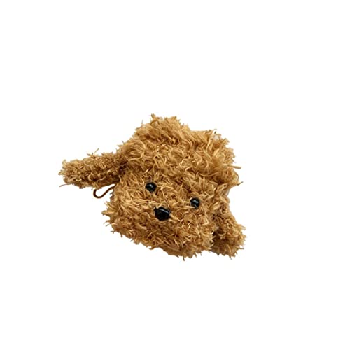 Gatuida 2pcs Fluffy With, Winter Airpods Earbuds Case Keychain/ Women Woolen Cartoon Autumn Plush Do