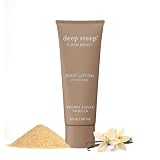 Deep Steep Body Lotion, Brown Sugar Vanilla, 8 oz – Moisturizer with Coconut Oil, Shea Butter, Argan Oil, Aloe Vera & Niacinamide – Vegan, Clean Beauty, Daily Skin Hydration